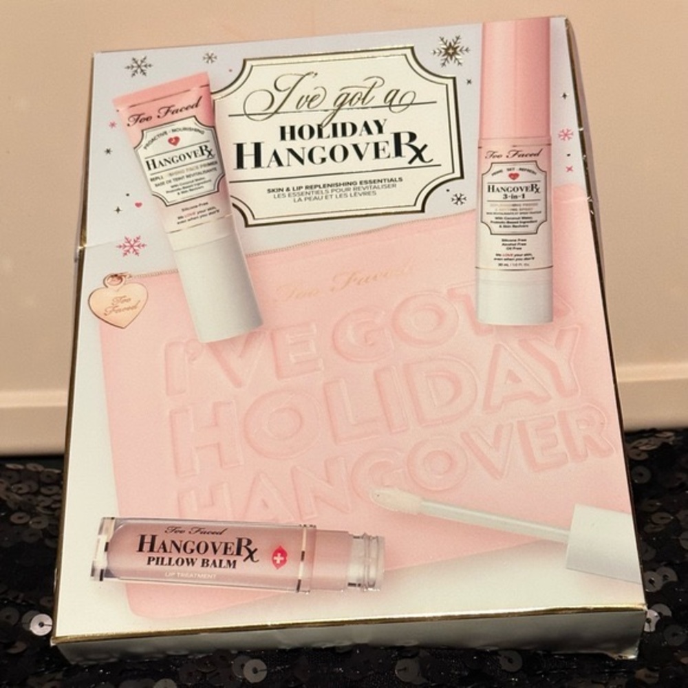 NEW IN BOX Too Faced Hangover Set